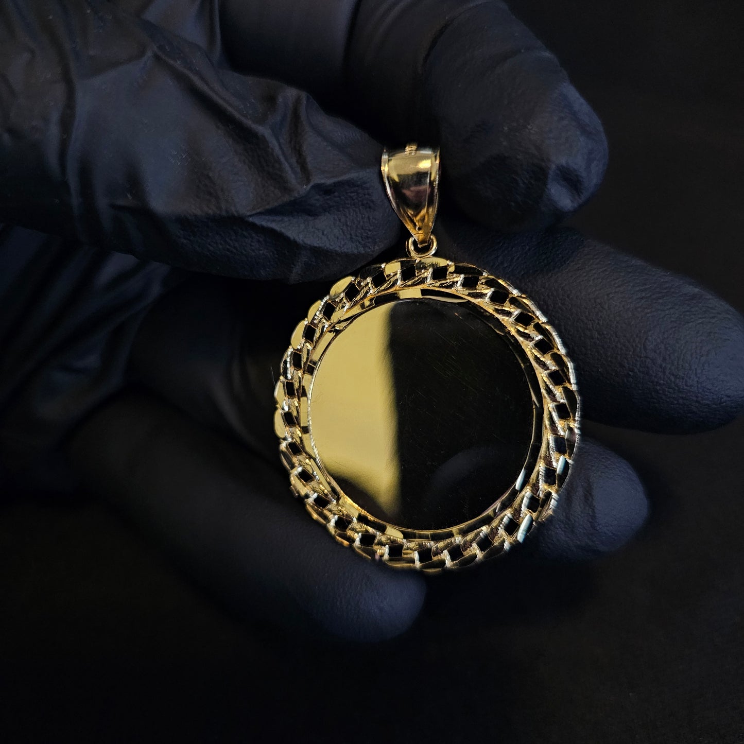 10k 2" Photo / Memorial Pendant