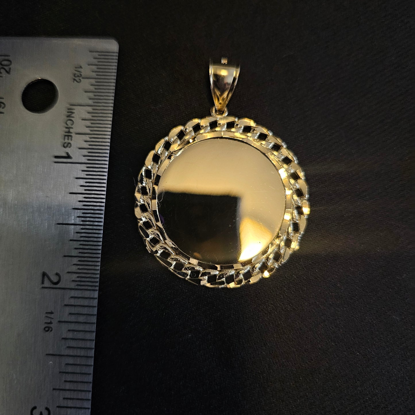 10k 2" Photo / Memorial Pendant