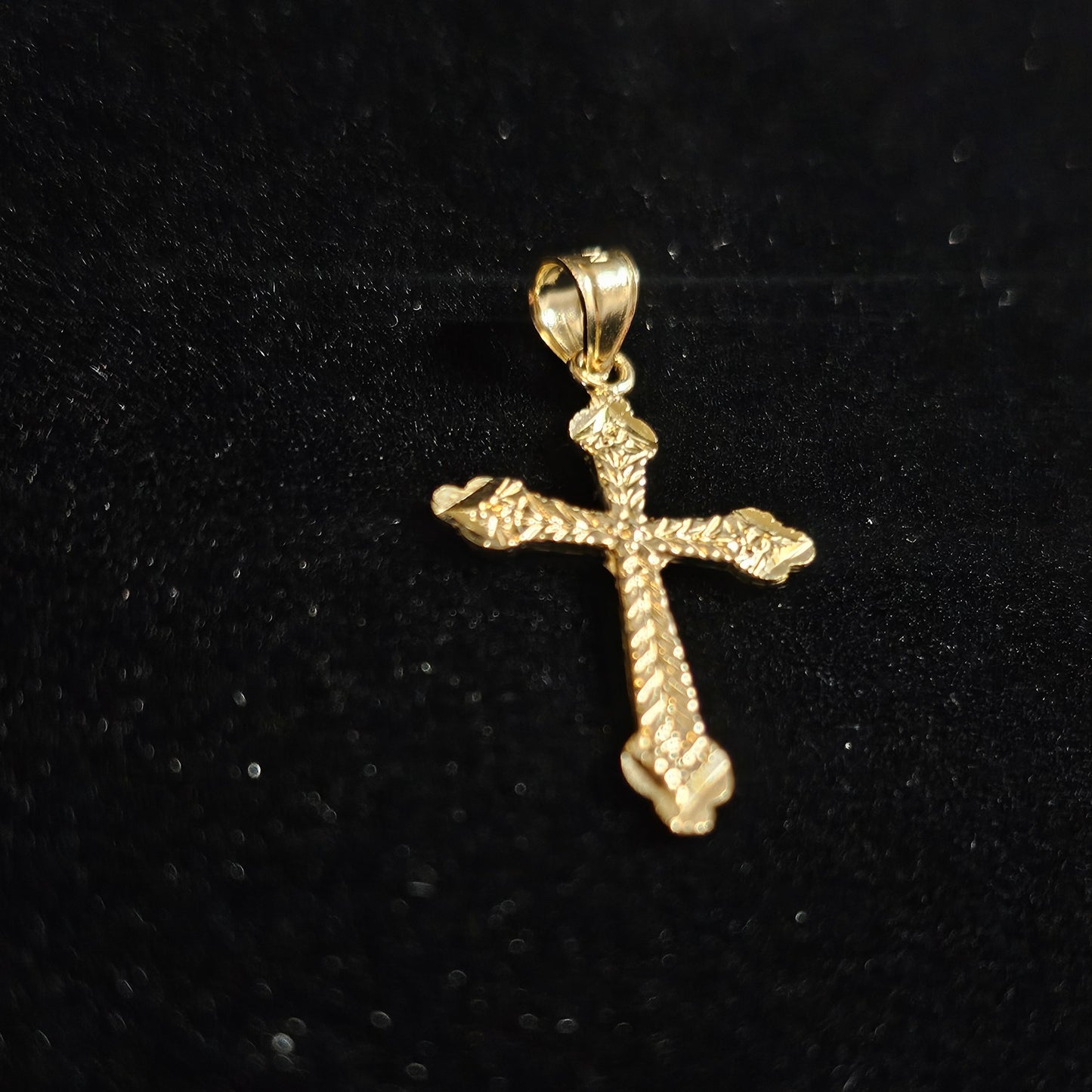 10k Diamond Cut Cross