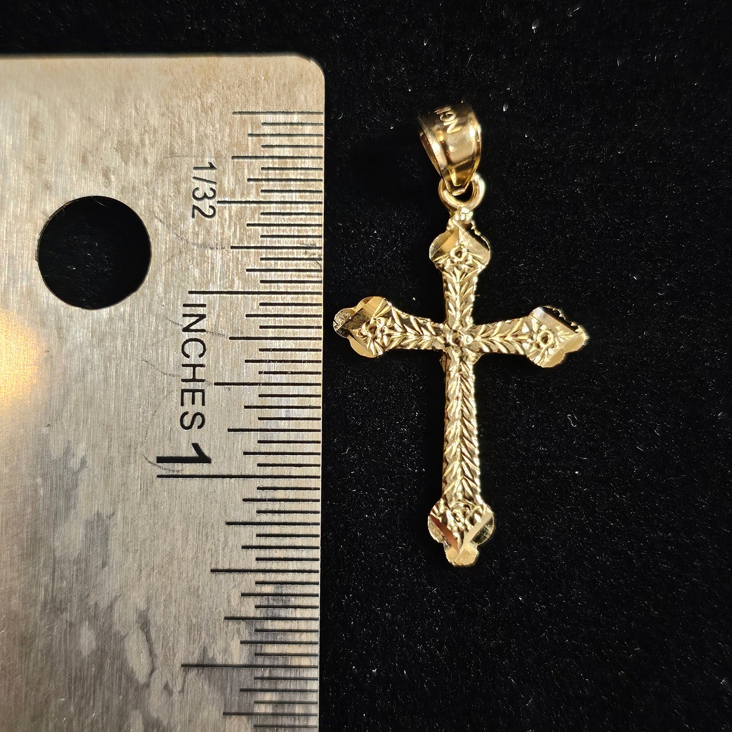 10k Diamond Cut Cross
