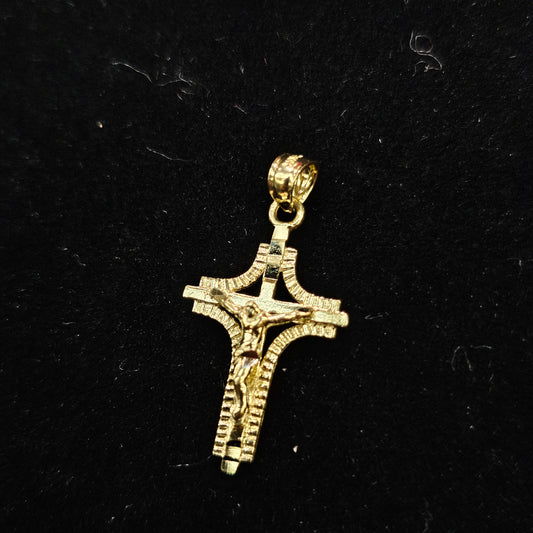 10k Crucifix Jesus Pendant