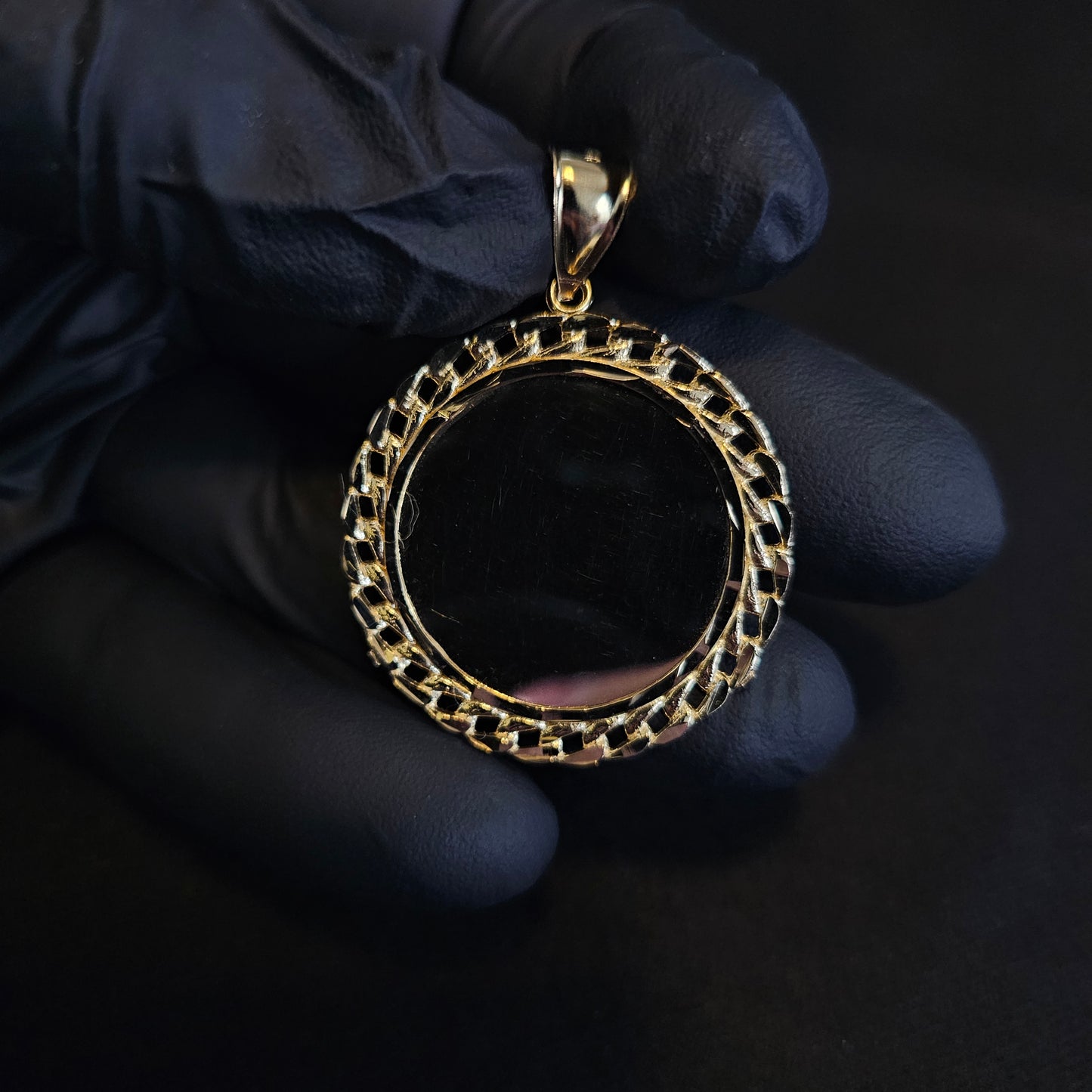 10k 2" Photo / Memorial Pendant
