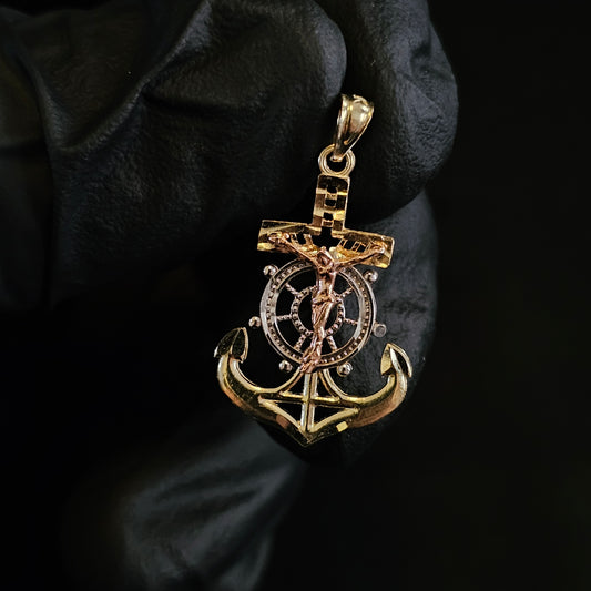 Anchor Crucifix 10k