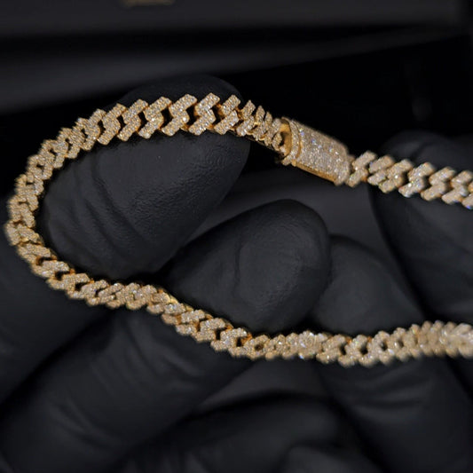 Cuban Link w/ Natural Diamonds
